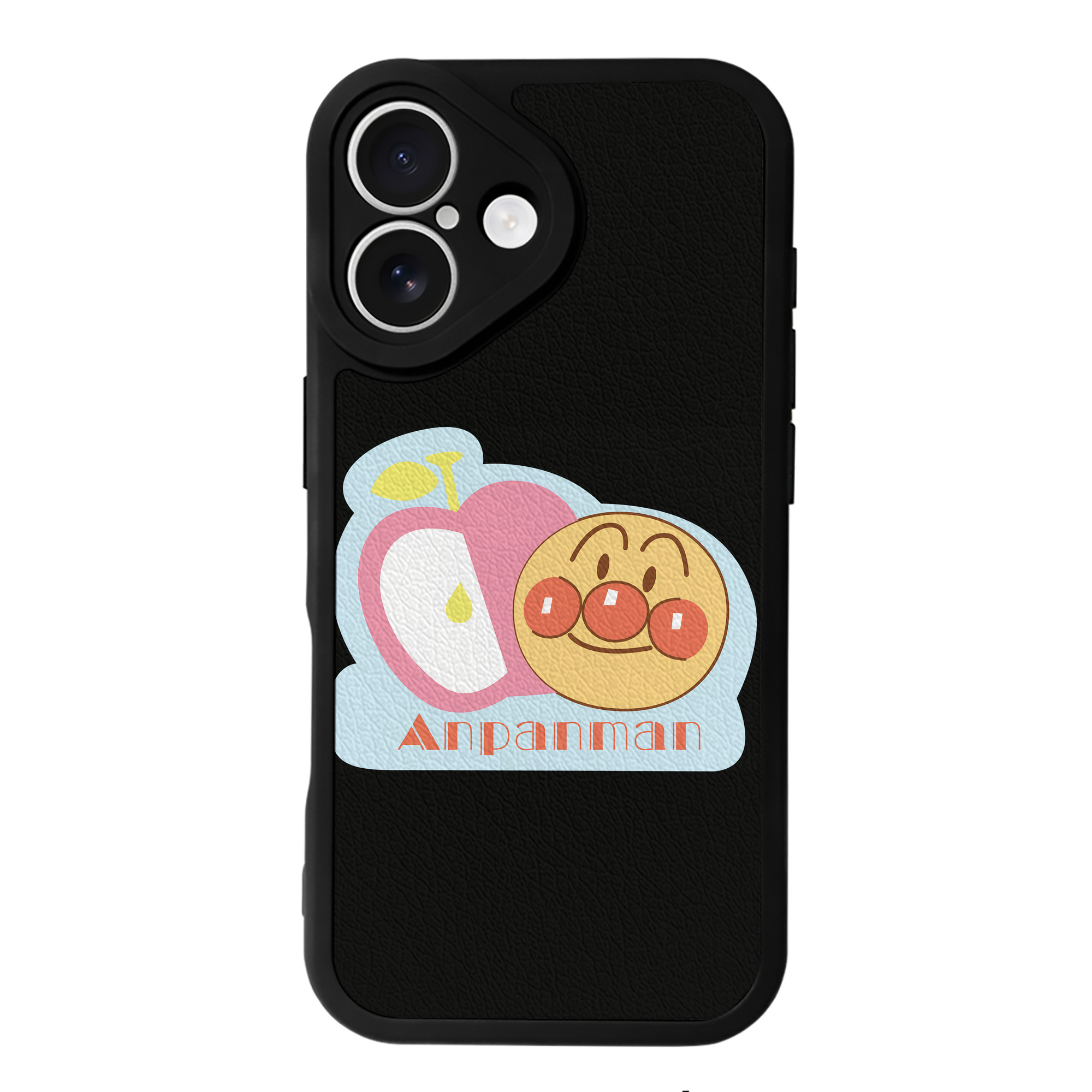 （画像用） アンパンマン Anpanman 【iPhone 16シリーズ対応】シリコンスマホケース（レザー調） 材質：シリコン